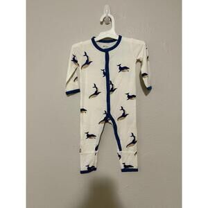 Kyte babyWhale snap romper 6-12m NWOT